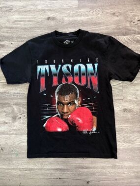Men's Black 'Iron Mike Tyson' Graphic Boxing Tee